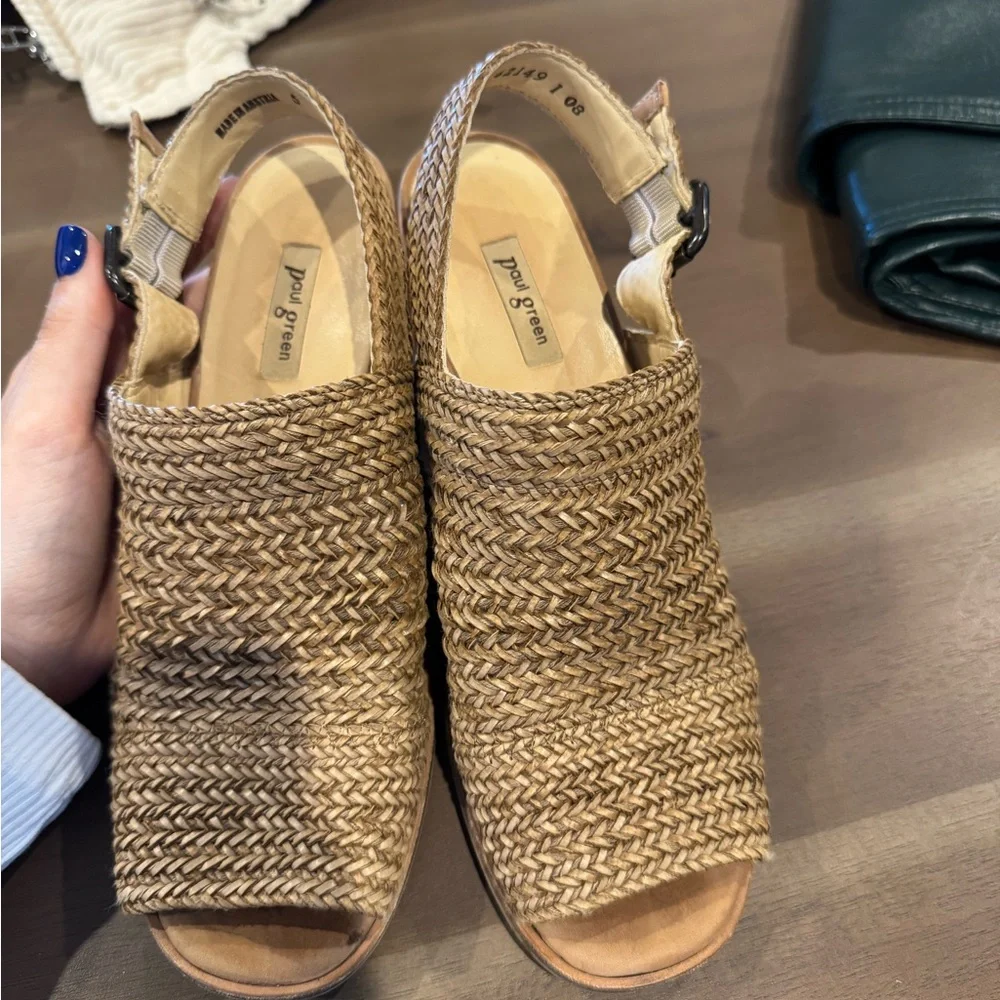 PAUL GREEN LOVELY WOVEN SANDAL - Picture 12 of 13